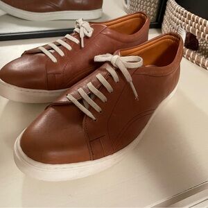 Unmarked Handcrafted Men's Classic Maple Leather Alvin Sneakers SZ 9.5